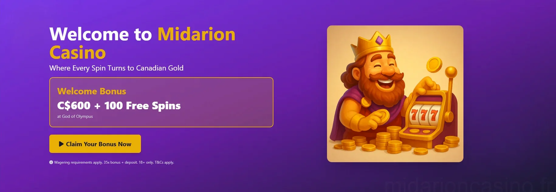Midarion Casino Bienvenue